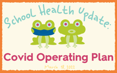 School Health Update: Covid Operating Plan