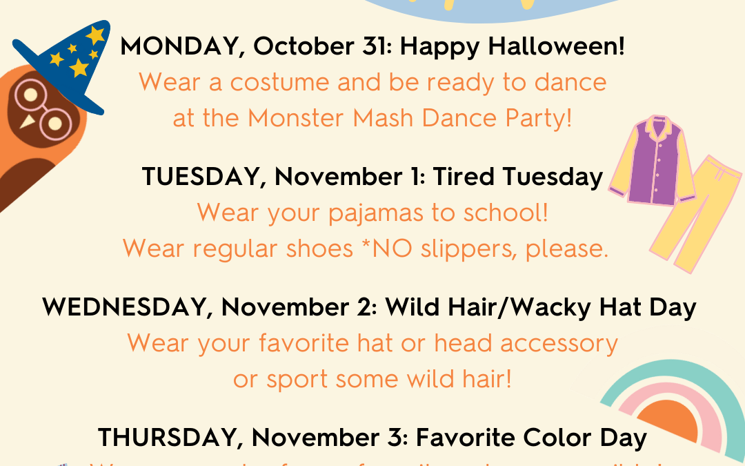 Spirit Week Starts Monday!