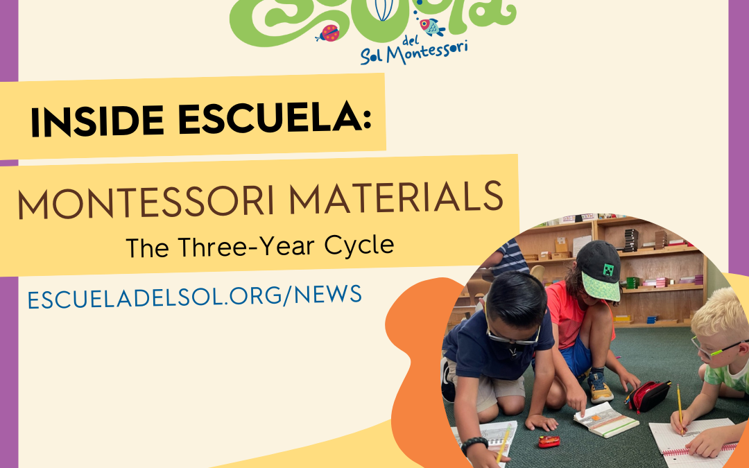 Inside Escuela: Montessori Materials – The Three-Year Cycle